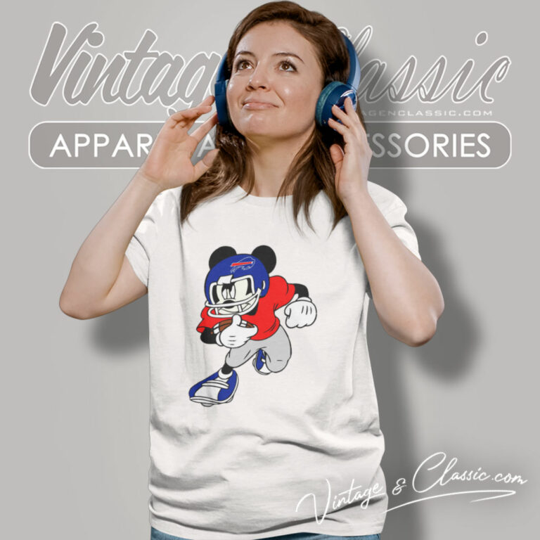 Disney Mickey Mouse Buffalo Bills Women T Shirt Disney Mickey Mouse Buffalo Bills Women T Shirt