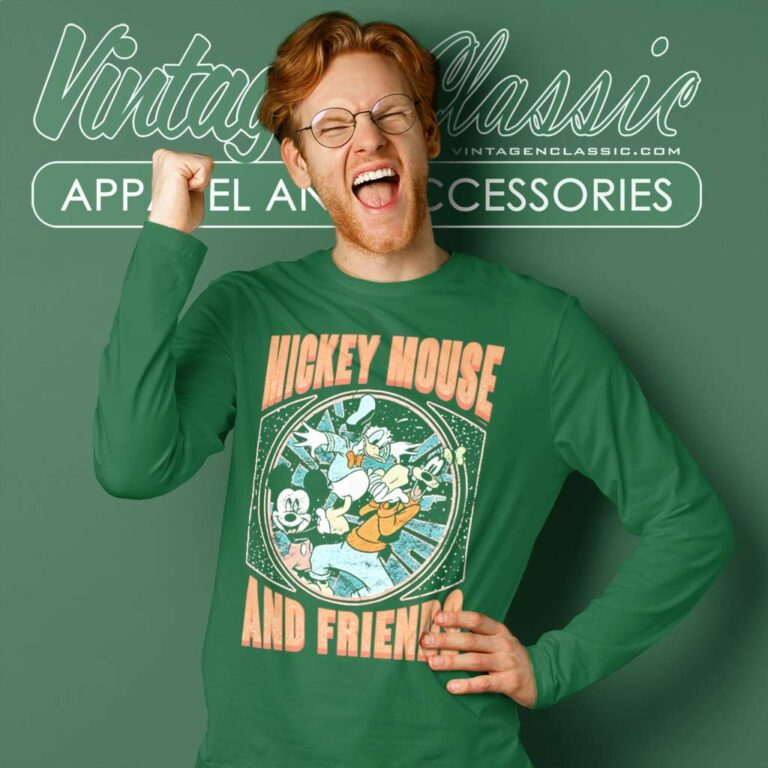 Disney Mickey Mouse Friends Long Sleeve Tee Disney Mickey Mouse Friends Long Sleeve Tee