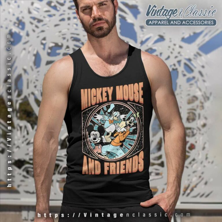 Disney Mickey Mouse Friends Tank Top Racerback Disney Mickey Mouse Friends Tank Top Racerback