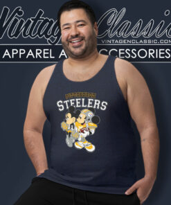 Disney Mickey Pittsburgh Steelers Tank Top Racerback
