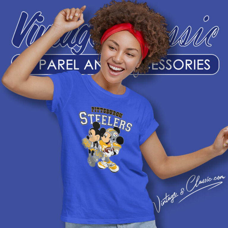 Disney Mickey Pittsburgh Steelers Women T Shirt Disney Mickey Pittsburgh Steelers Women T Shirt