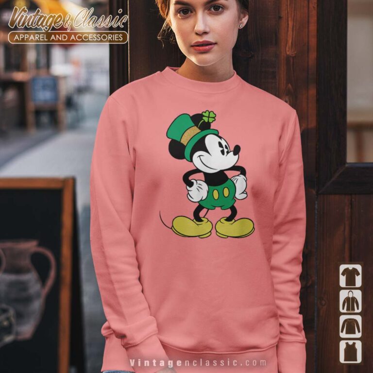 Disney Mickey St Patricks Day Sweetshirt Disney Mickey St Patricks Day Sweetshirt