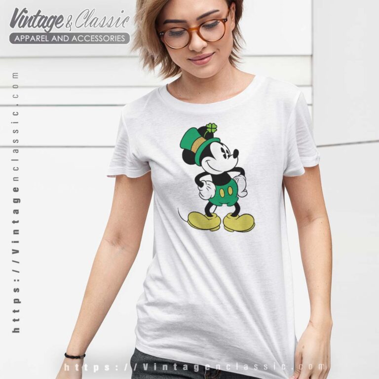 Disney Mickey St Patricks Day Tshirt Women Disney Mickey St Patricks Day Tshirt Women