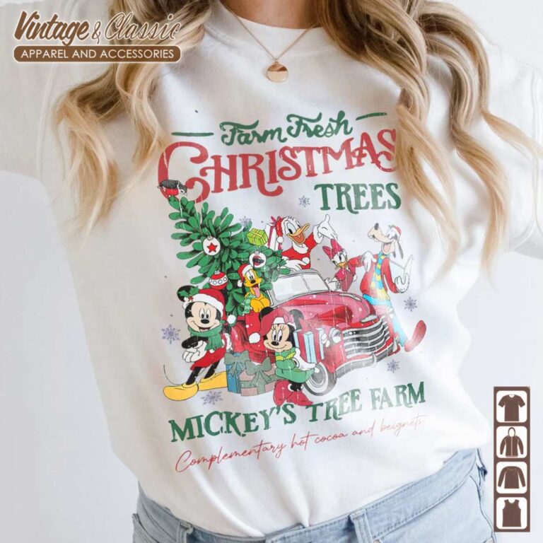 Disney Mickeys Tree Farm Shirt Mickey and Friends Christmas T shirt Disney Mickeys Tree Farm Shirt Mickey and Friends Christmas T shirt
