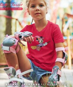 Disney Minnie Flying Witch Halloween kids Vneck