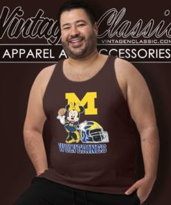 Disney Minnie Mouse Michigan Wolverines Tank Top Racerback