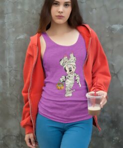 Disney Minnie Mummy Halloween Tank Top Racerback