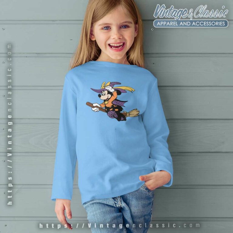 Disney Minnie Witch Halloween kids Longsleeves Disney Minnie Witch Halloween kids Longsleeves