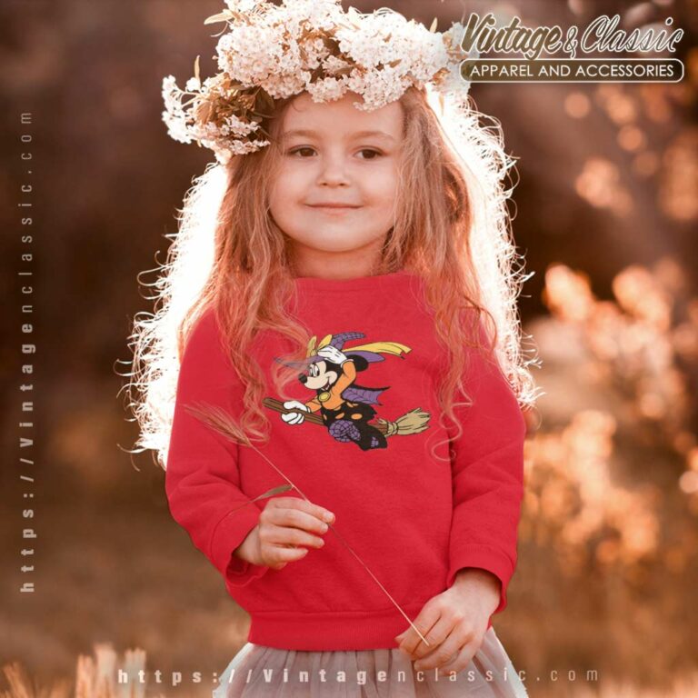 Disney Minnie Witch Halloween kids Sweetshirt Disney Minnie Witch Halloween kids Sweetshirt