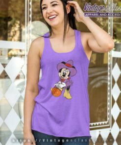 Disney Mouse Halloween Trick Or Treat Tank Top Racerback