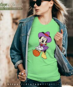 Disney Mouse Halloween Trick Or Treat V Neck TShirt
