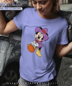 Disney Mouse Halloween Trick Or Treat Women TShirt