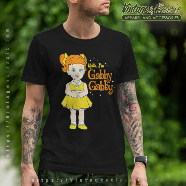 Disney Pixar Toy Story 4 Hello Im Gabby Gabby T Shirt Disney Pixar Toy Story 4 Hello Im Gabby Gabby T Shirt