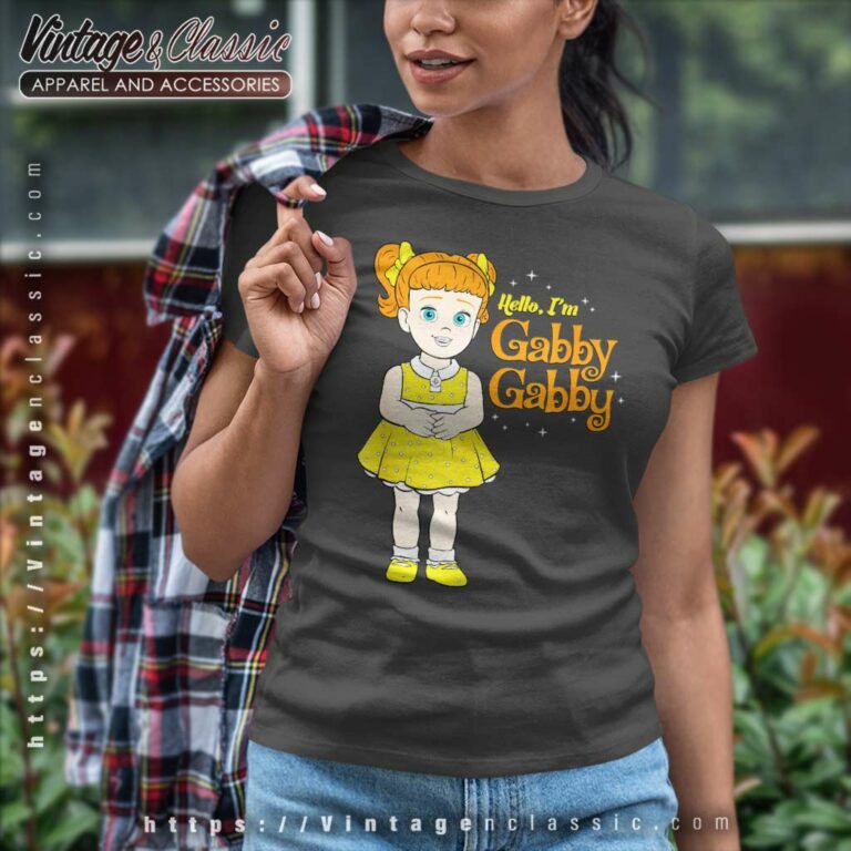 Disney Pixar Toy Story 4 Hello Im Gabby Gabby Women TShirt Disney Pixar Toy Story 4 Hello Im Gabby Gabby Women TShirt