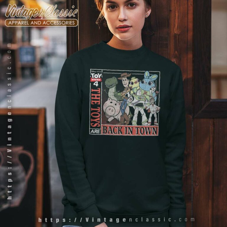 Disney Pixar Toy Story 4 Toys Are Back In Town Sweatshirt Disney Pixar Toy Story 4 Toys Are Back In Town Sweatshirt