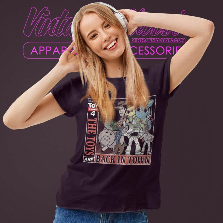 Disney Pixar Toy Story 4 Toys Are Back In Town Women TShirt Disney Pixar Toy Story 4 Toys Are Back In Town Women TShirt