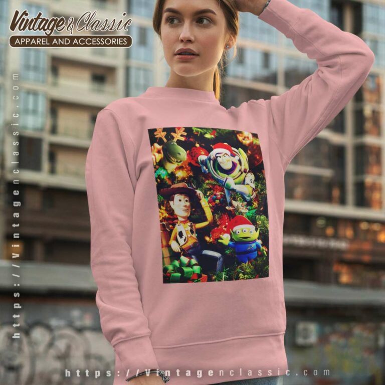 Disney Pixar Toy Story Christmas Tree Ornaments Sweatshirt Disney Pixar Toy Story Christmas Tree Ornaments Sweatshirt