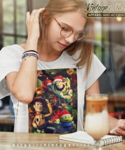 Disney Pixar Toy Story Christmas Tree Ornaments Shirt 6 Disney Pixar Toy Story Christmas Tree Ornaments Women TShirt