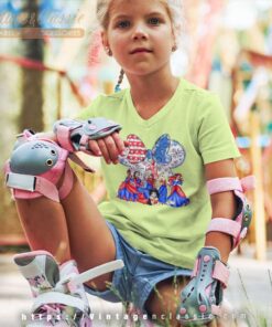 Disney Princess 4th Of July Patriotic kids Vneck 2