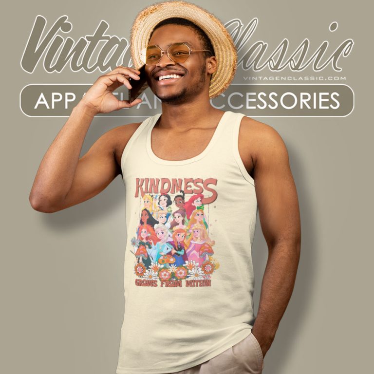 Disney Princess Kindness Grows From Within Tank Top Racerback Disney Princess Kindness Grows From Within Tank Top Racerback
