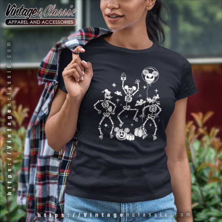 Disney Skeleton Mickey Halloween Women TShirt Disney Skeleton Mickey Halloween Women TShirt