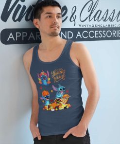Disney Stitch Happy Thanksgiving Tank Top Racerback