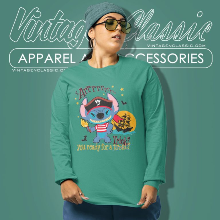 Disney Stitch Pirate Long Sleeve Tee Disney Stitch Pirate Long Sleeve Tee