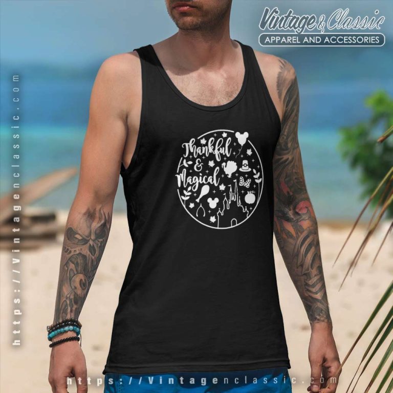 Disney Thanksgiving Magical Tank Top Racerback Disney Thanksgiving Magical Tank Top Racerback