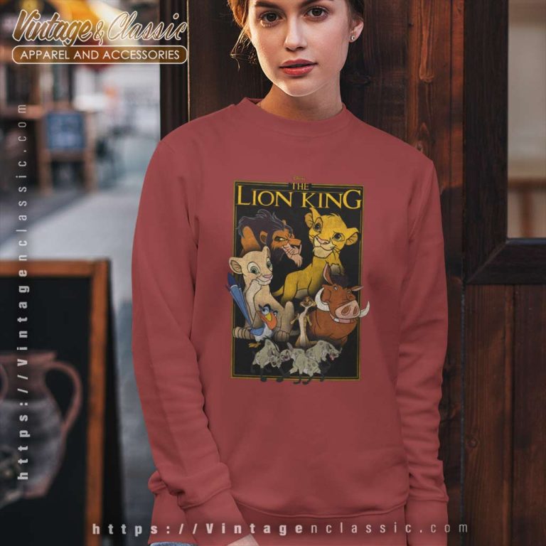 Disney The Lion King Poster Shirt Sweatshirt Disney The Lion King Poster Shirt Sweatshirt