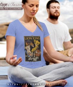 Disney The Lion King Poster Shirt V Neck TShirt