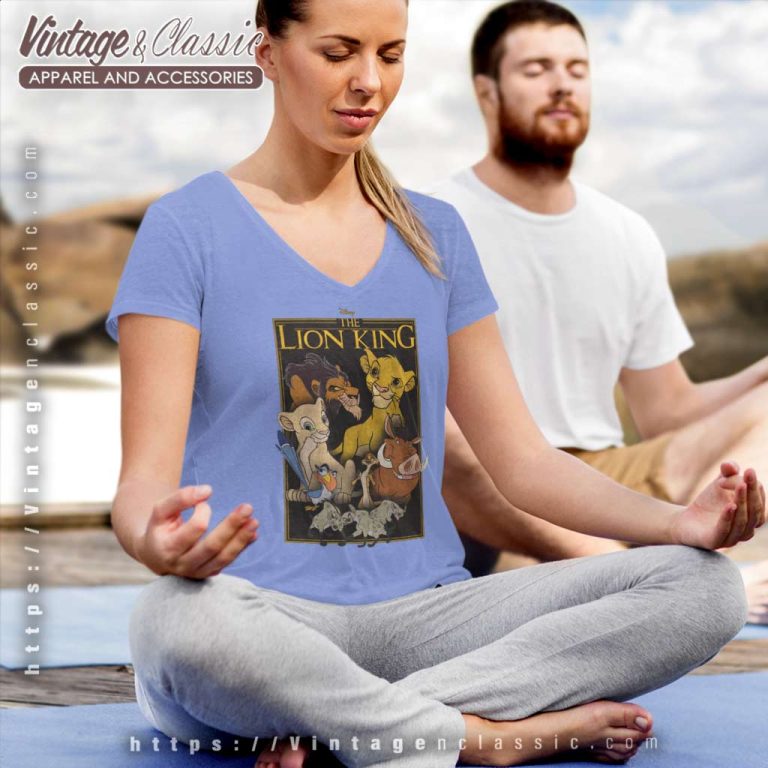 Disney The Lion King Poster Shirt V Neck TShirt Disney The Lion King Poster Shirt V Neck TShirt