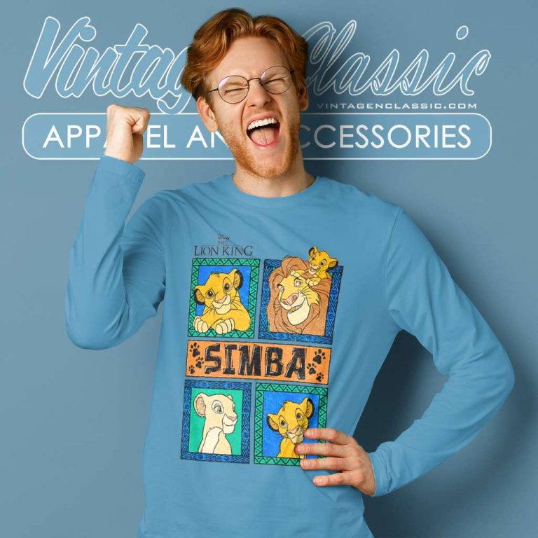 Disney The Lion King Simba Shirt Long Sleeve Tee Disney The Lion King Simba Shirt Long Sleeve Tee