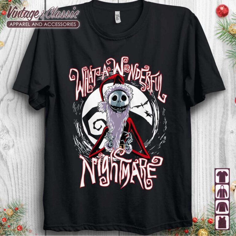 Disney The Nightmare Before Christmas Shirt Jack Santa Claus T shirt Disney The Nightmare Before Christmas Shirt Jack Santa Claus T shirt