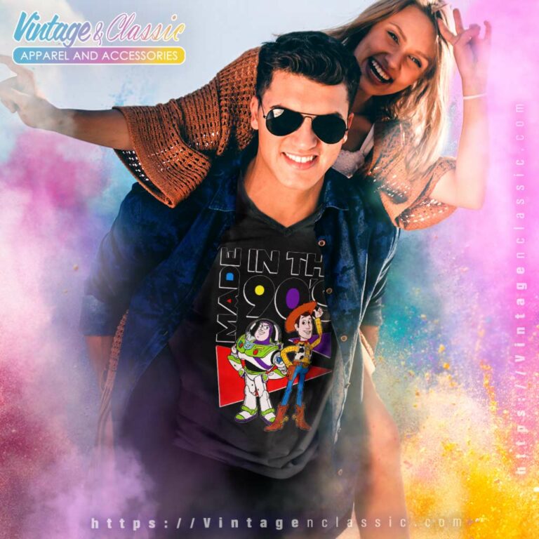 Disney Toy Story Made In The 90s V Neck TShirt Disney Toy Story Made In The 90s V Neck TShirt