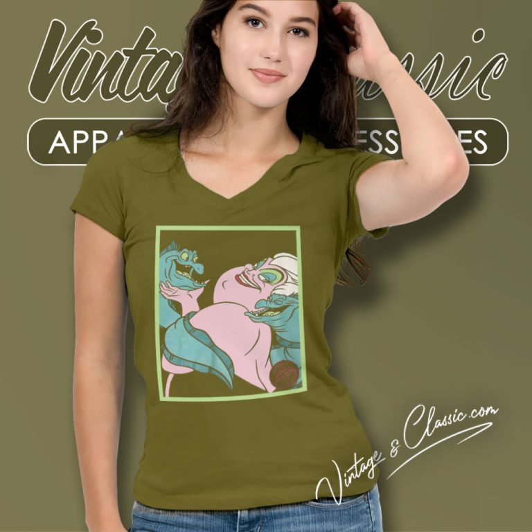 Disney Villains Ursula The Little Mermaid V Neck TShirt Disney Villains Ursula The Little Mermaid V Neck TShirt