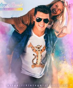 Disney Winnie The Pooh Tigger V Neck TShirt