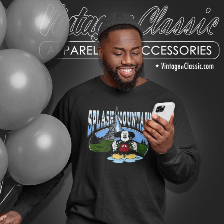 Disneyland Disney World Splash Mountain Mickey Sweatshirt Disneyland Disney World Splash Mountain Mickey Sweatshirt