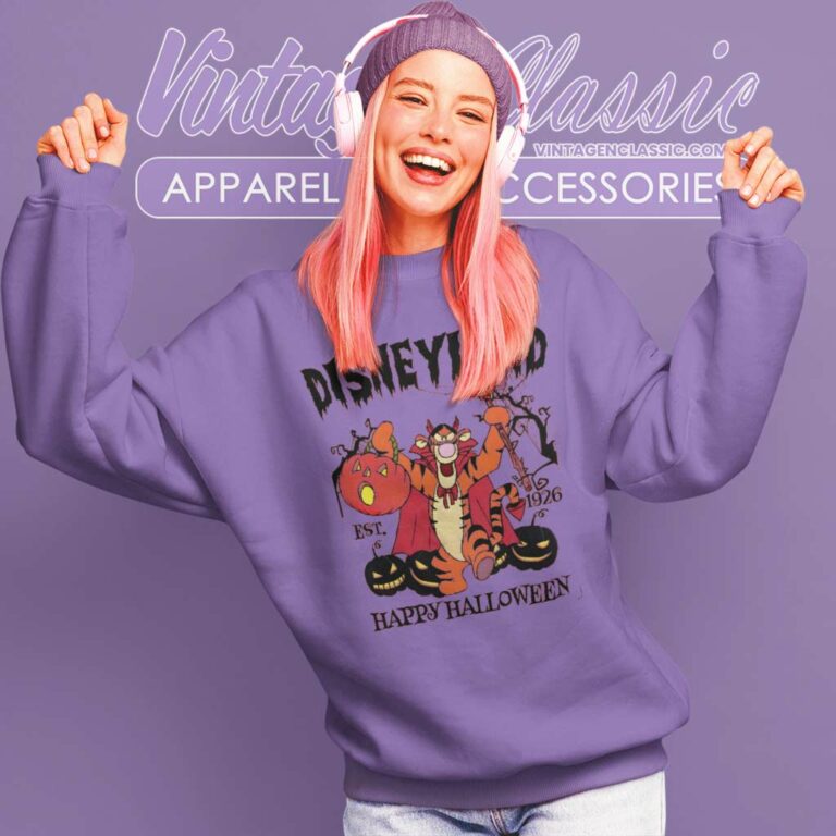 Disneyland Tiger Halloween Sweatshirt Disneyland Tiger Halloween Sweatshirt