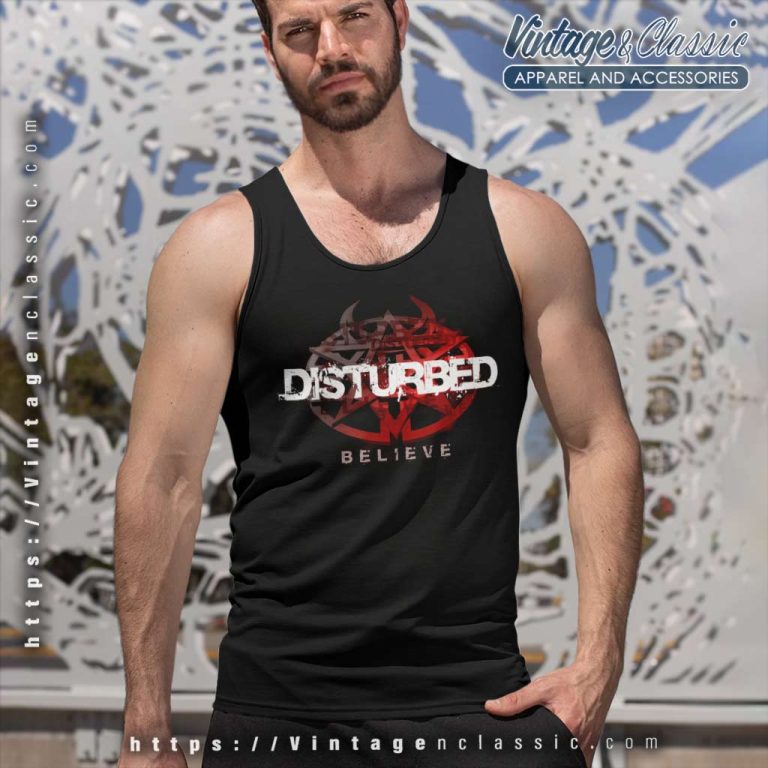 Disturbed Believe Tank Top Racerback Disturbed Believe Tank Top Racerback