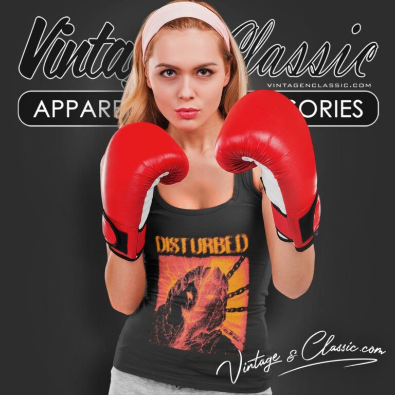 Disturbed Chains Tour Tank Top Racerback Disturbed Chains Tour Tank Top Racerback