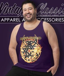 Disturbed Flames Logo Tank Top Racerback