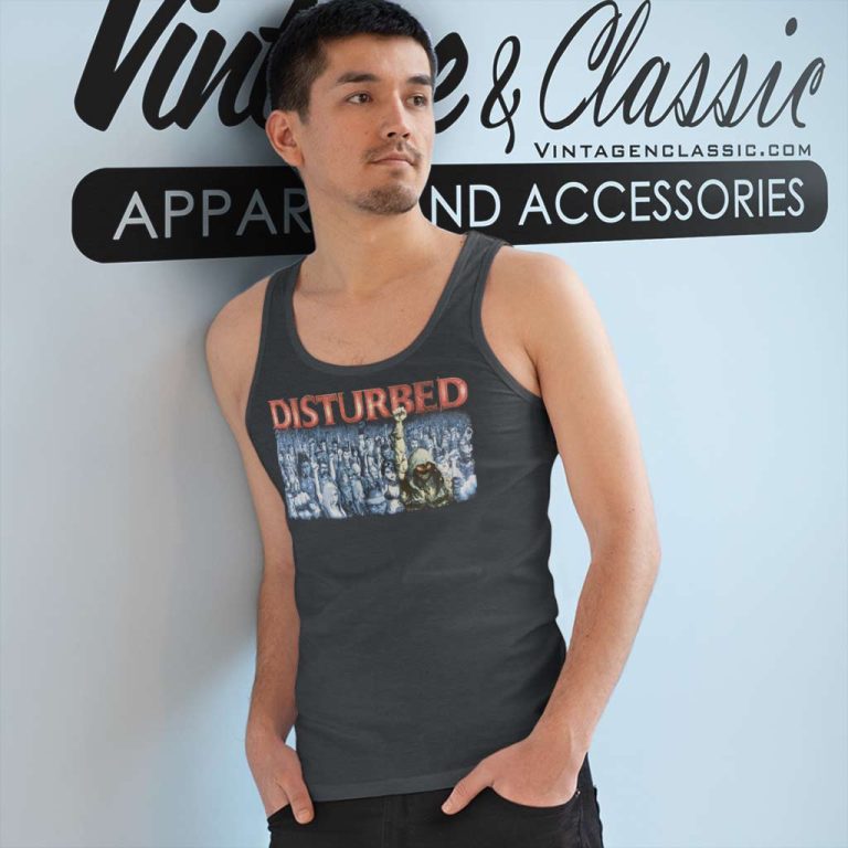 Disturbed Giant In Us Tank Top Racerback Disturbed Giant In Us Tank Top Racerback