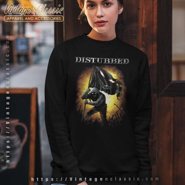 Disturbed Guy With Flag Sweatshirt Disturbed Guy With Flag Sweatshirt