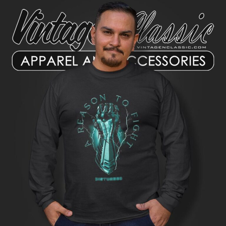 Disturbed Shirt Reason To Fight Long Sleeve Tee Disturbed Shirt Reason To Fight Long Sleeve Tee