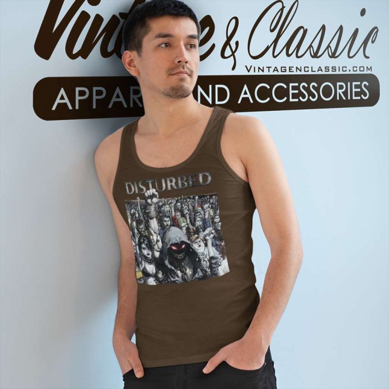 Disturbed Ten Thousand Fists Tank Top Racerback Disturbed Ten Thousand Fists Tank Top Racerback