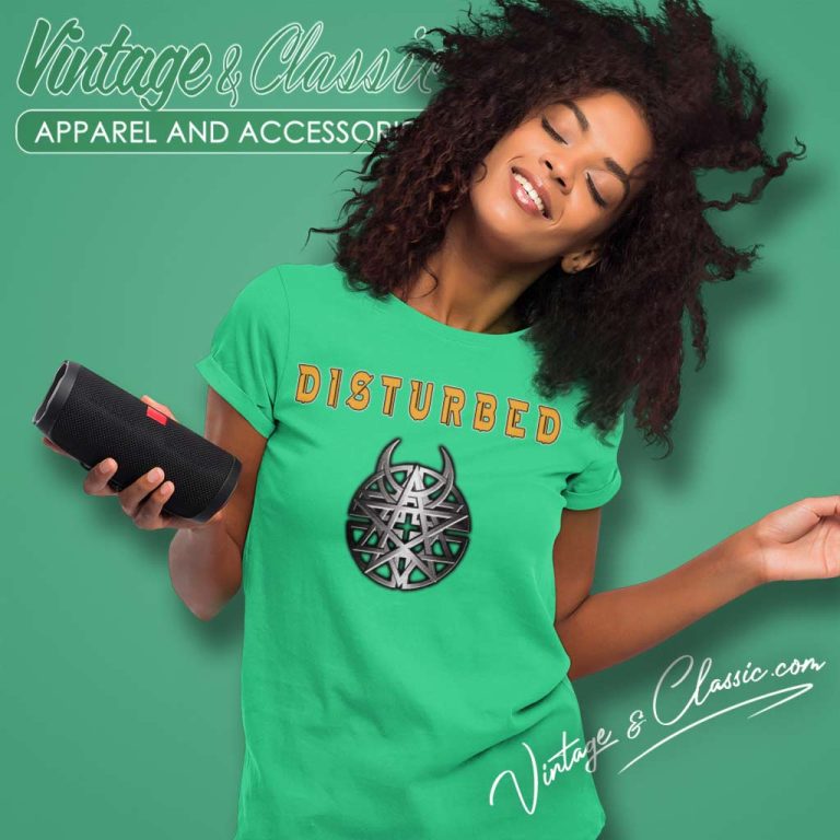 Disturbed Tour American Women TShirt Disturbed Tour American Women TShirt