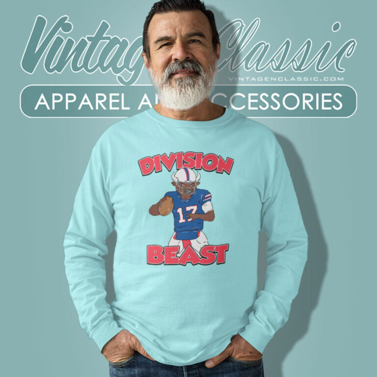 Division Beast Football Buffalo Bills Long Sleeve Tee Division Beast Football Buffalo Bills Long Sleeve Tee