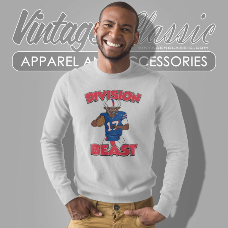Division Beast Football Buffalo Bills Sweatshirt Division Beast Football Buffalo Bills Sweatshirt