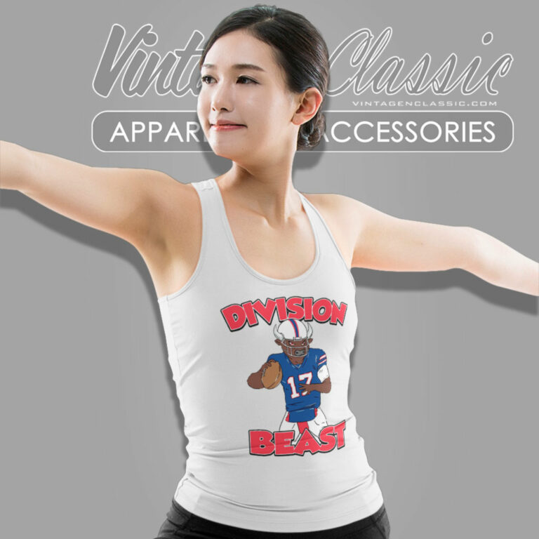 Division Beast Football Buffalo Bills Tank Top Racerback Division Beast Football Buffalo Bills Tank Top Racerback