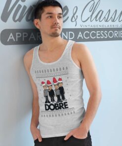 Dobre Brothers Dobre Twins Christmas Tank Top Racerback